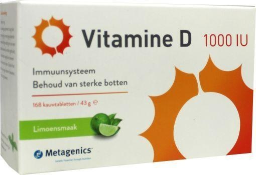 Metagenics Metagenics Vitamin D3 1000IU (168 Tab)