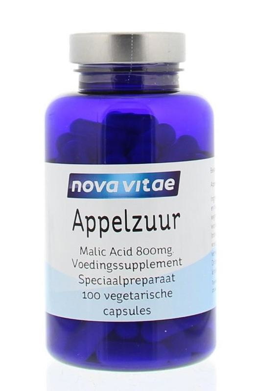 Nova Vitae Nova Vitae Apfelsäure Apfelsäure 800 mg (100 Kapseln)