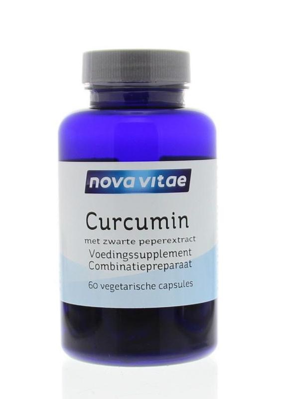 Nova Vitae Nova Vitae Curcumin mit schwarzem Pfefferextrakt (60 vegetarische Kapseln)