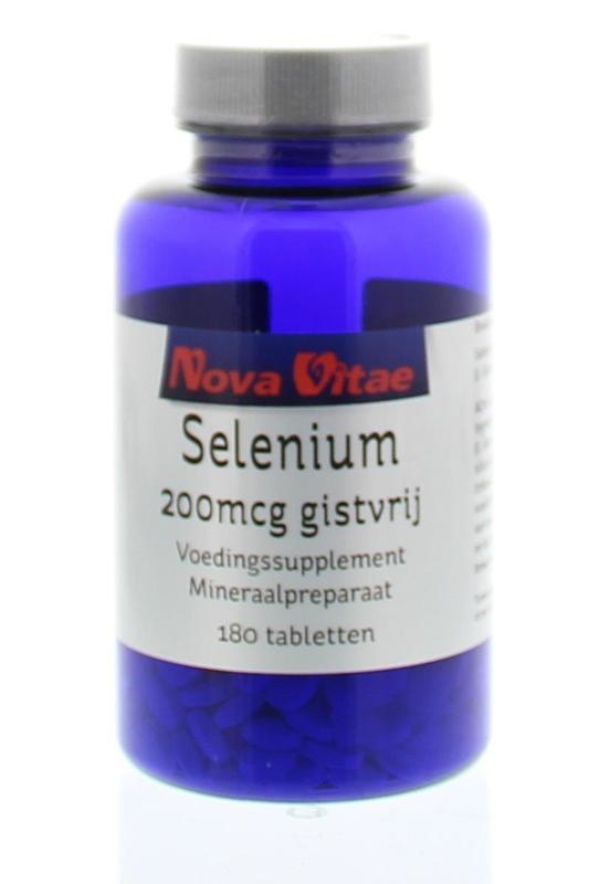 Nova Vitae Nova Vitae Selen 200 mcg Hefefrei (180 Tabletten)