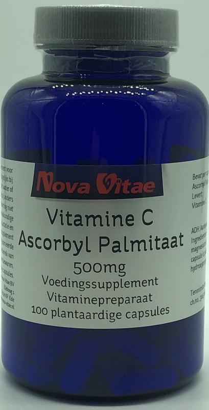 Nova Vitae Nova Vitae Vitamin C Ascorbylpalmitat 500 mg (100 vegetarische Kapseln)
