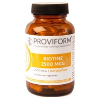 Proviform Proviform Biotin 2500 mcg (100 vegetarische Kapseln)