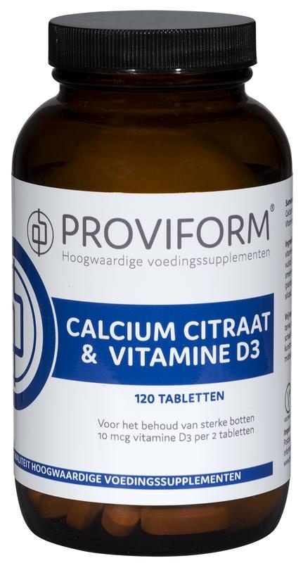 Proviform Calciumcitrat & D3 (120 Tab)