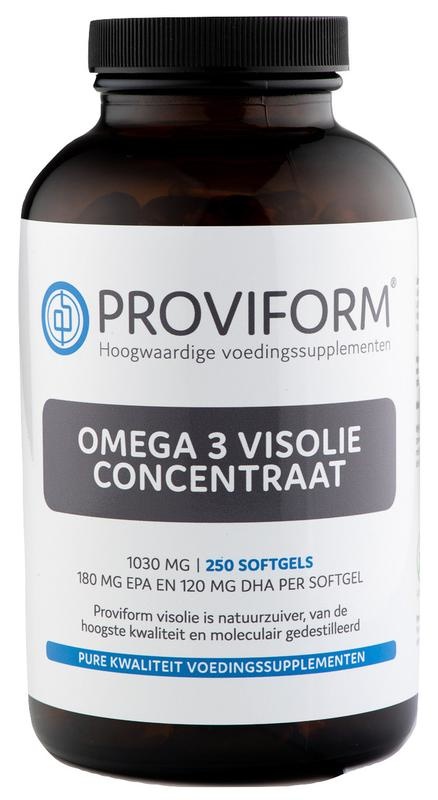 Proviform Proviform Omega-3-Fischölkonzentrat 1000 mg (250 Weichkapseln)