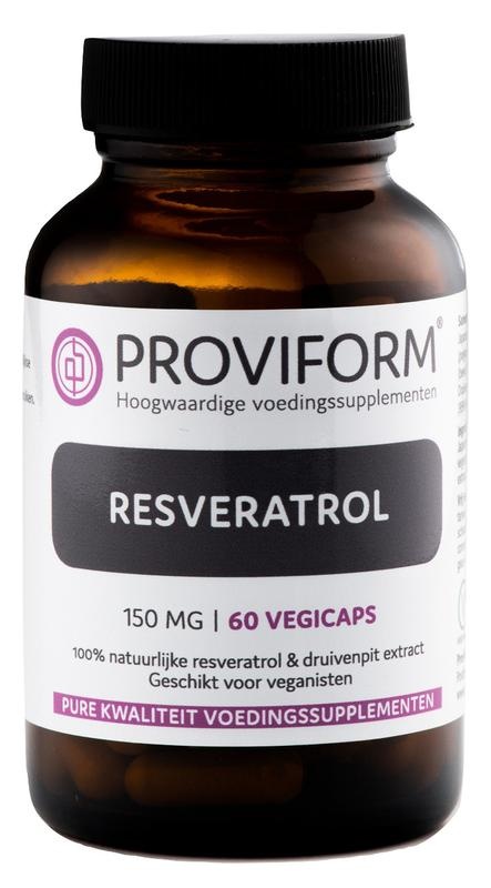 Proviform Proviform Resveratrol 150 mg + 50 mg Traubenkernextrakt (60 vegetarische Kapseln)