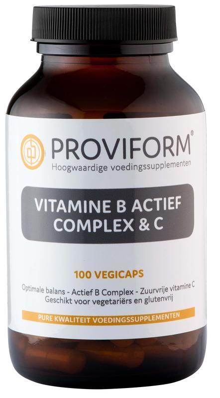 Proviform Proviform Vitamin B Aktiv Komplex & C (100 Vegetarische Kapseln)