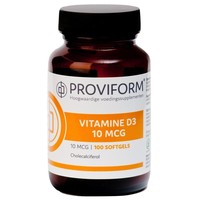 Proviform Proviform Vitamin D3 10 µg (100 Soft Caps)