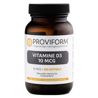 Proviform Proviform Vitamin D3 10 µg (250 Soft Caps)