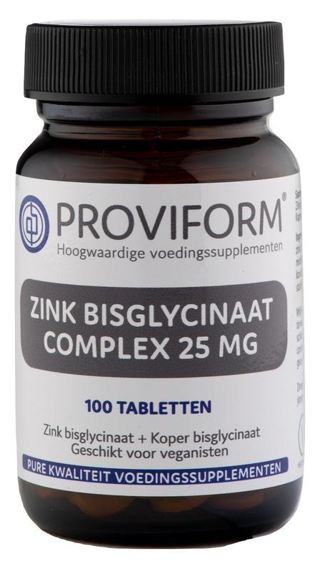 Proviform Zinkbisglycinat 25 mg Komplex (100 Tab)