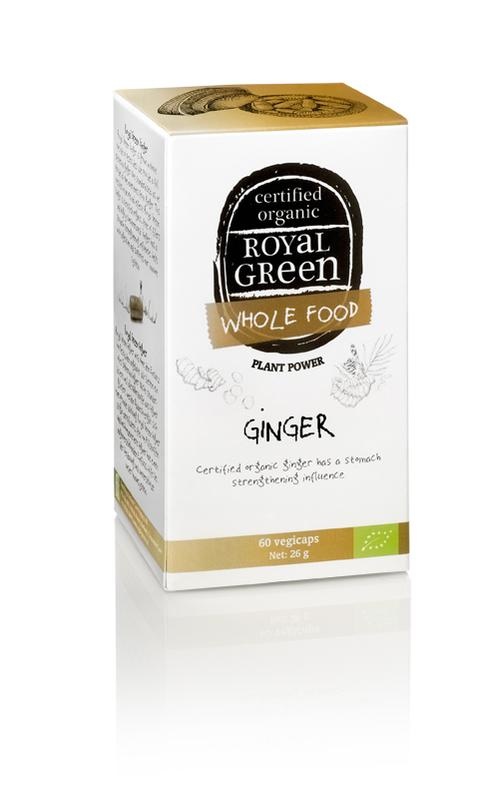 Royal Green Royal Green Ingwer bio (60 vegetarische Kapseln)