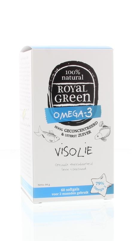 Royal Green Omega-3-Fischöl (60 Soft Caps)