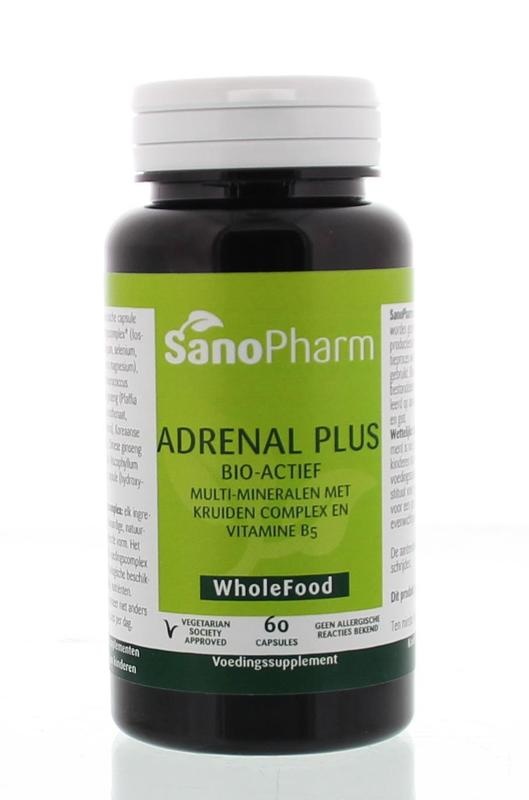 Sanopharm Adrenal Plus Vollwertkost (60 Caps)