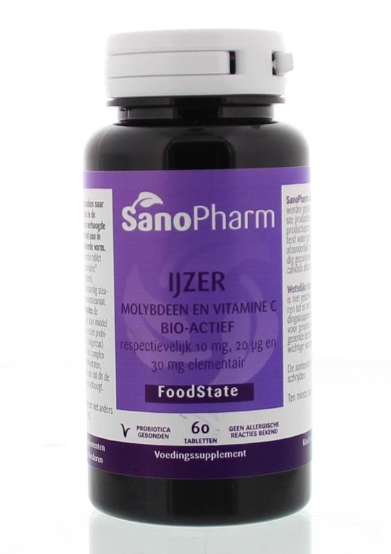 Sanopharm Sanopharm Eisen 10 mg & Molybdän 20 mcg & C 30 mg (60 Tabletten)