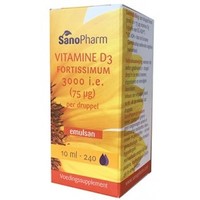 Sanopharm Sanopharm Vitamin D3 Fortissimum Emulsan (10Ml)