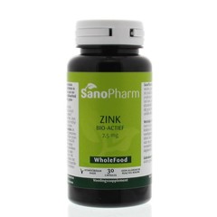 Sanopharm Zink 7,5 mg WholeFood (30 Kapseln)