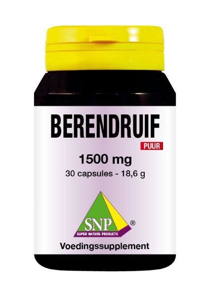 SNP Bärentraube 1500 mg pur (30 Caps)