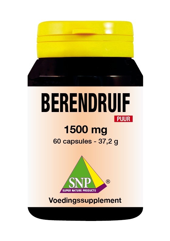 SNP Bärentraube 1500 mg pur (60 Caps)