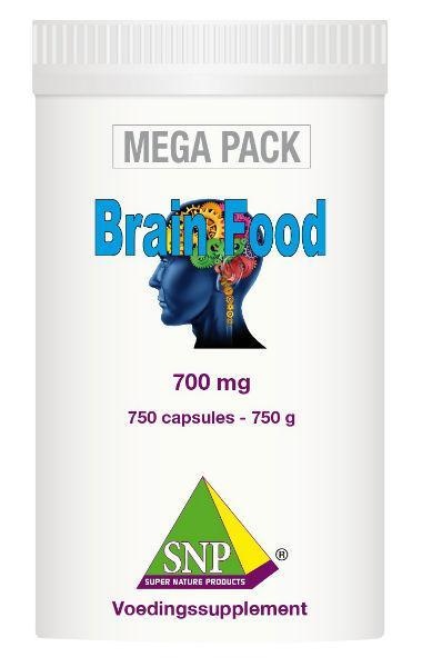 SNP Brainfood 700mg Megapack (750 Caps)