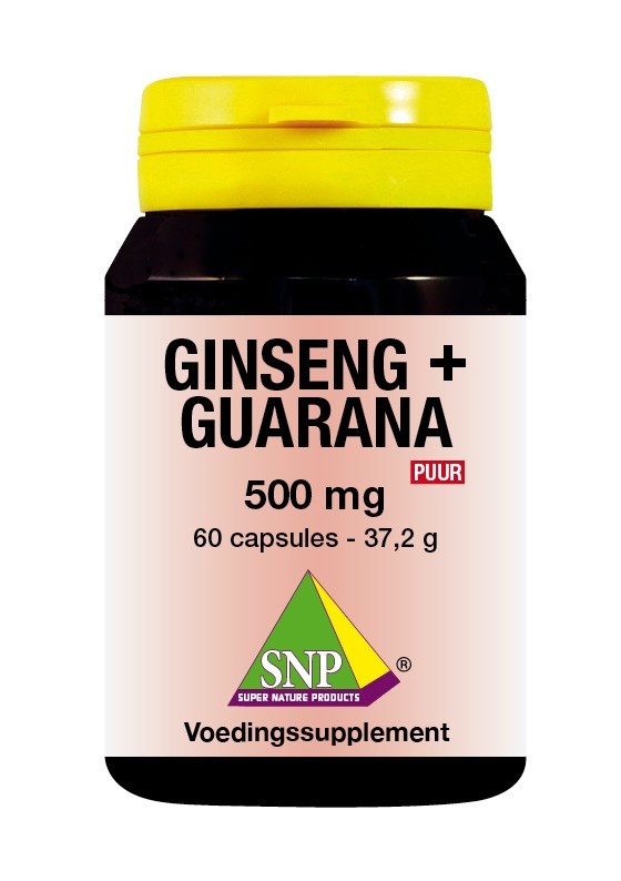 SNP SNP Ginseng Guarana 500mg pur (60 Kapseln)