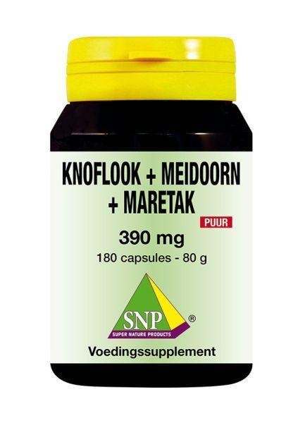 SNP SNP Knoblauch Weißdorn Mistel 390 mg pur (180 Kapseln)