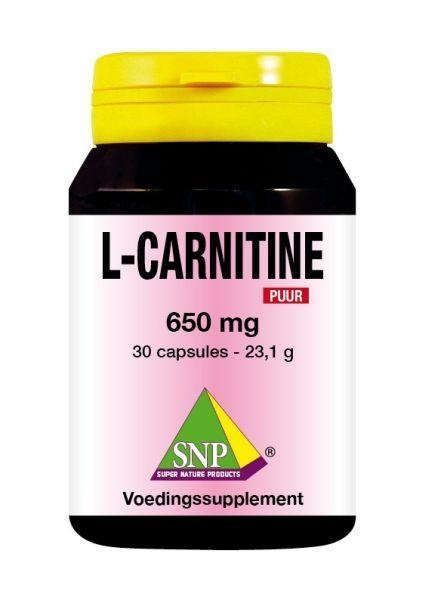 SNP L-Carnitin 650 mg pur (30 Caps)