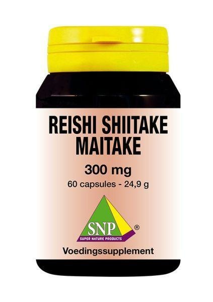SNP SNP Reishi Shiitake Maitake 300mg (60 Caps)