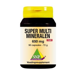 SNP Super Multi Mineralien 650 mg pur (90 Kapseln)