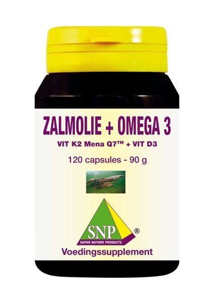 SNP Lachsöl & Vit. K2 mena Q7 & Vit. D3 & Vit. E (120 Caps)