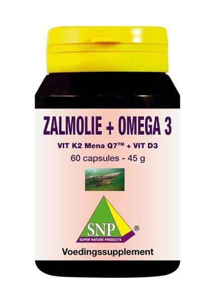 SNP Lachsöl & Vit. K2 mena Q7 & Vit. D3 & Vit. E (60 Caps)