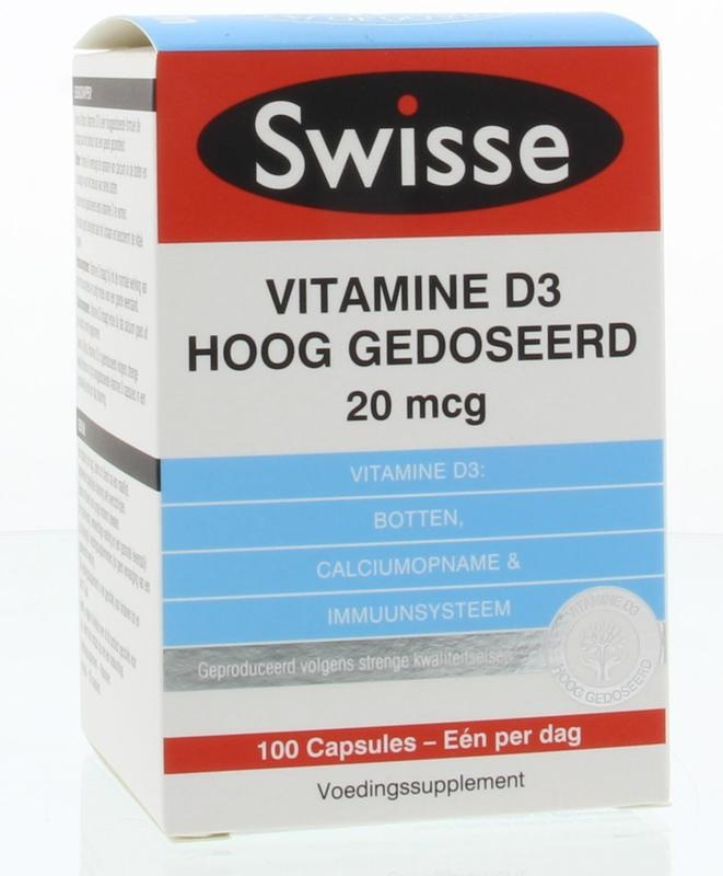 Swisse Swisse Vitamin D. (100 Kapseln)