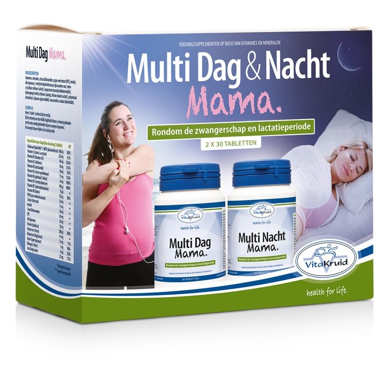 Vitakruid Vitakruid Multi Tag & Nacht Mama 2 x 30 Stück (60 Stück)