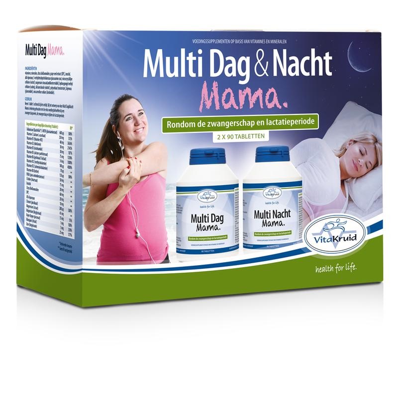 Vitakruid Vitakruid Multi Tag & Nacht Mama 2 x 90 Stück (180 Stück)