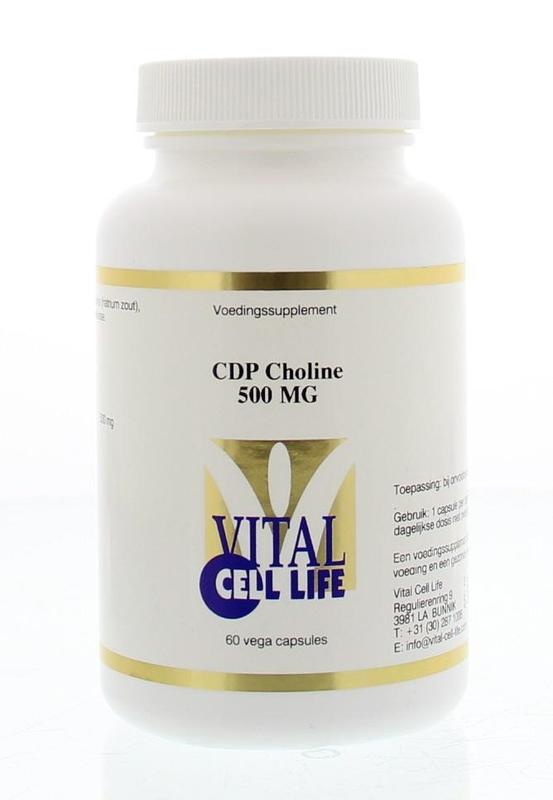 Vital Cell Life Vital Cell Life CDP-Cholin 500 mg (60 Caps)