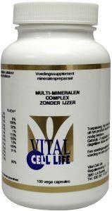 Vital Cell Life Multi-Mineral-Komplex ohne Eisen (100 Caps)