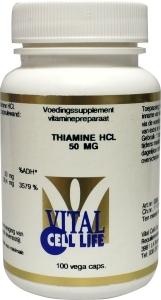 Vital Cell Life Vital Cell Life Thiamin HCL 50 mg (100 Kapseln)