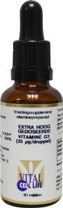 Vital Cell Life Vitamin D3 25 µg Tropfen (30 Ml)