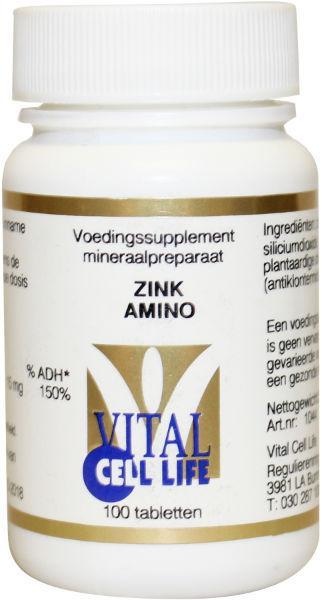 Vital Cell Life Vital Cell Life Zinkamino 15 mg (100 Tabletten)