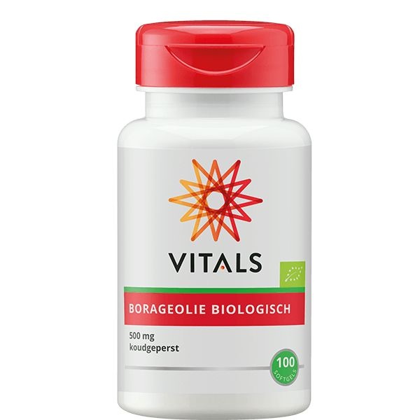 Vitals Borretschöl 500 mg Bio (100 Softgels)
