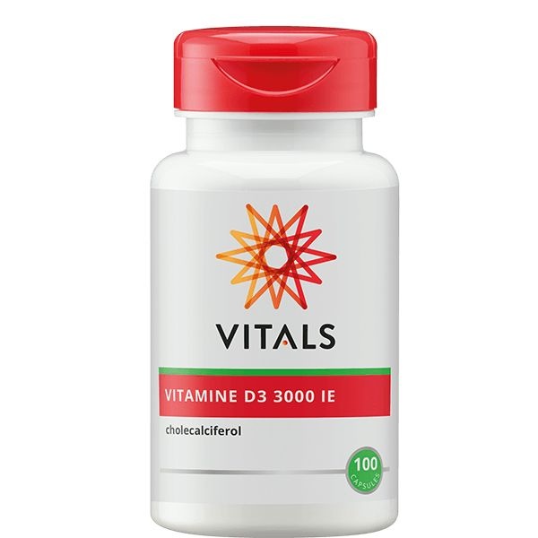 Vitals Vitals Vitamin D3 3000IE (100 Vegetarische Kapseln)
