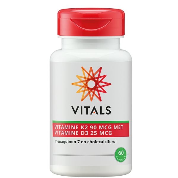 Vitals Vitals Vitamin K2 + D3 (60 Caps)