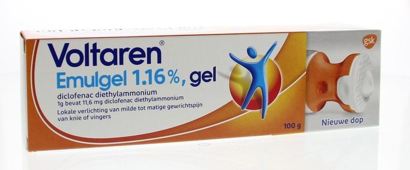 Voltaren Emulgel 1,16% Dosis & Schmierkappe (100 gr)