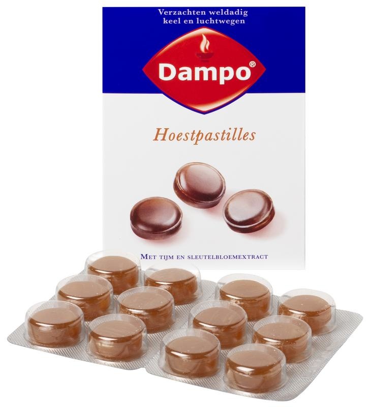 Dampo Hustenbonbons Thymian/Primel (24 Pastillen)