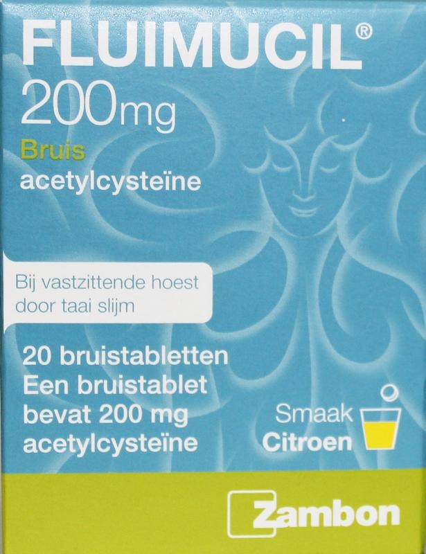 Fluimucil 200 mg zuckerfrei (20 Brausetab)
