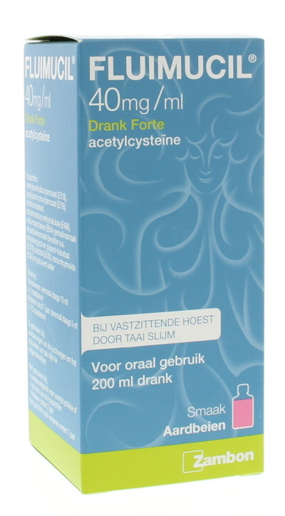 Fluimucil Getränk forte 4% (200 Ml)