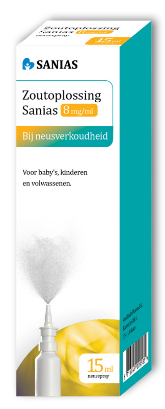 Sanias Salzlösung Nasenspray 8 mg/Ml (15 Ml)
