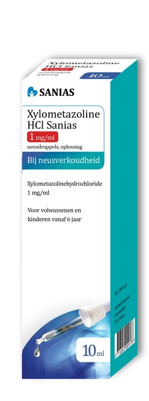 Sanias Xylometazolin HCI 1,0 mg Tropfen (10 Ml)