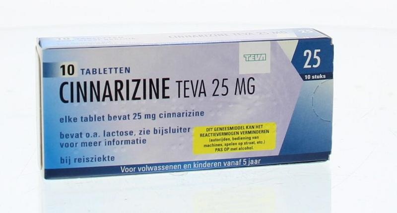 Teva Cinnarizin 25 mg (10 Tab)