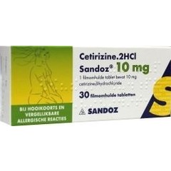 Sandoz Cetirizin 10 mg (30 Tabletten)