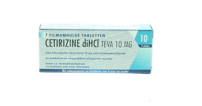 Teva Cetirizin DI HCI 10 mg (7 Tab)