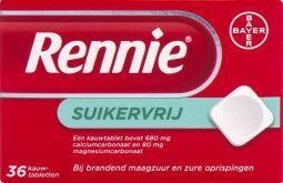 Rennie Rennie Zuckerfrei (36 Tabletten)